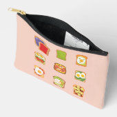 Pochette À Accessoires Toast de brunch (Ouvrir)