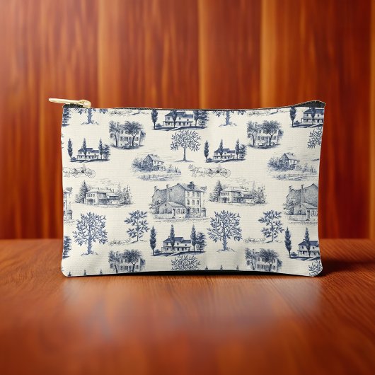 Pochette À Accessoires Toile d'architecture américaine