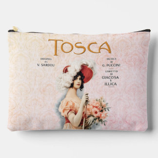 Pochette À Accessoires Tosca Opera Vintage - Puccini Opera Poster Design