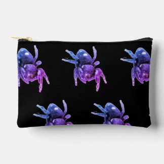 Pochette À Accessoires Tote araignée sauteuse violet et noir
