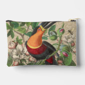 Pochette À Accessoires Toucan Jungle Tropical Bird Belle antique (Verso)