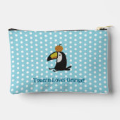 Pochette À Accessoires Toucan Loves Orange (Verso)