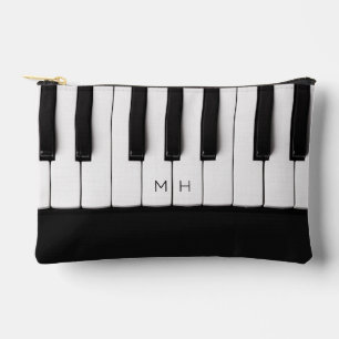 Pochette À Accessoires Touches de piano monogramme personnalisées