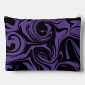 Pochette À Accessoires Tourbillon en marbre rouge et noir (Verso)