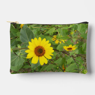 Pochette À Accessoires Tournesols qui soufflent dans le vent,
