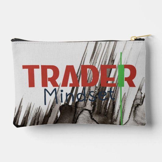 Pochette À Accessoires Trader Mindset – Discipline Focused Trading (Verso)