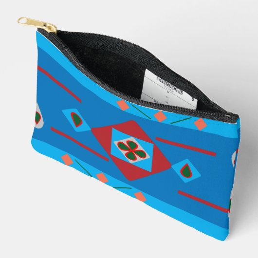 Pochette À Accessoires Tradition abstraite (Ouvrir)