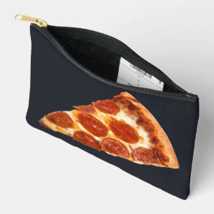 Pochette À Accessoires Tranche de pizza pepperoni classique de SlipperyJo