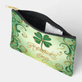 Pochette À Accessoires Trèfle Fête de la Saint-Patrick (Ouvrir)