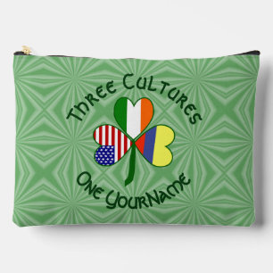 Pochette À Accessoires Trèfle personnalisé Colombie Irlande États-Unis
