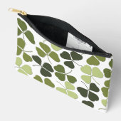 Pochette À Accessoires Trèfle vert dans une variété de nuances (Ouvrir)