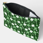 Pochette À Accessoires Trèfles de la Saint-Patrick (Ouvrir)