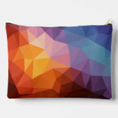 Pochette À Accessoires Triangles asymétriques Abstraits (Verso)