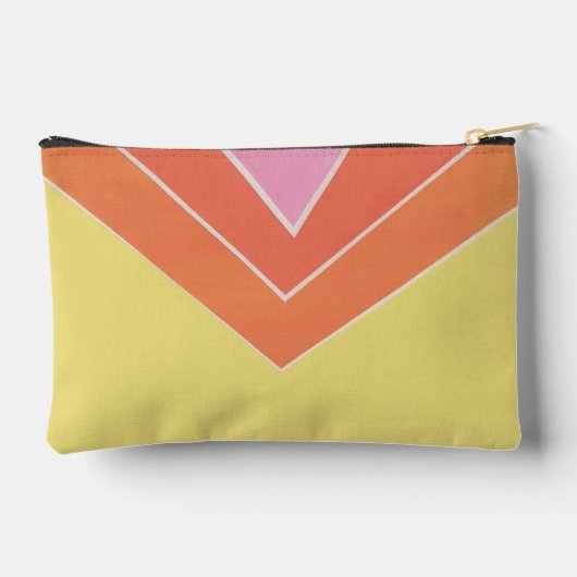 Pochette À Accessoires Triangles Citrus (Verso)