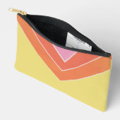 Pochette À Accessoires Triangles Citrus (Ouvrir)