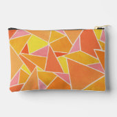 Pochette À Accessoires Triangles orange (Verso)