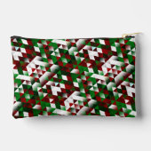 Pochette À Accessoires Triangles rouge et vert (Verso)