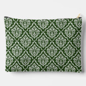 Pochette À Accessoires Tribu de la mariée en damassé Vert Chasseur pour l (Verso)