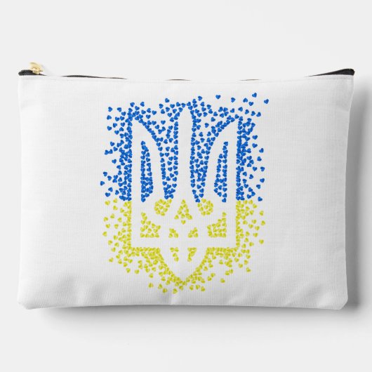 Pochette À Accessoires Trident de l'emblème ukrainien tryzub dispersant l (Recto)