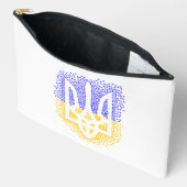 Pochette À Accessoires Trident heraldique ukrainien tryzub étoiles disper (Ouvrir)