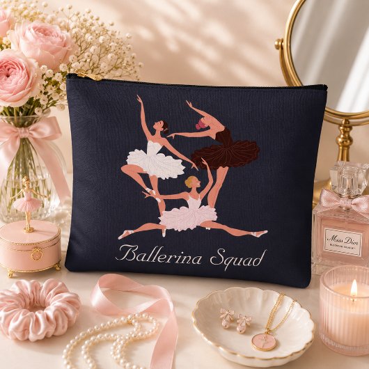 Pochette À Accessoires Trois ballerines mignonnes