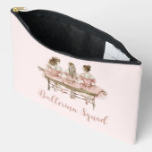 Pochette À Accessoires Trois ballerines mignonnes (Ouvrir)