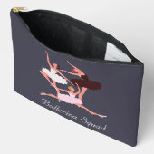 Pochette À Accessoires Trois ballerines mignonnes (Ouvrir)