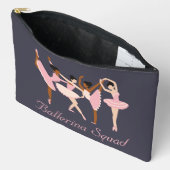 Pochette À Accessoires Trois ballerines mignonnes (Ouvrir)