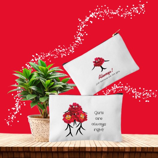 Pochette À Accessoires Trois pivoines