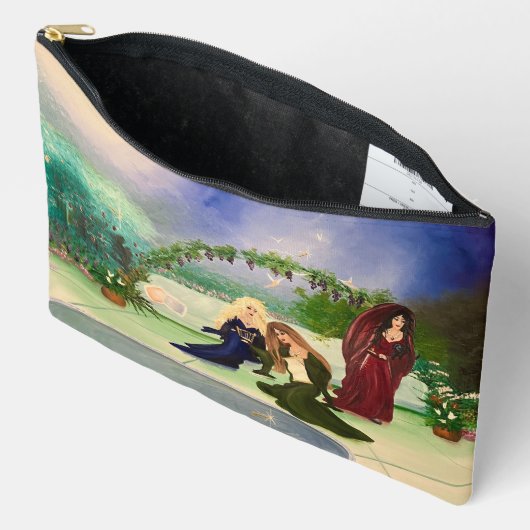 Pochette À Accessoires Trois Soeurs (Ouvrir)