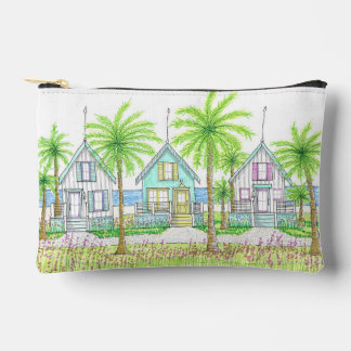 Pochette À Accessoires Tropical Beach Shack Cosmetic Bag; Small