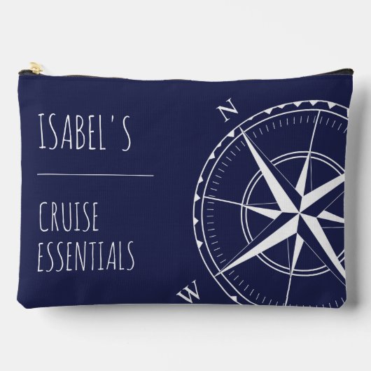 Pochette À Accessoires Trousse à fermeture éclair pour croisière (Recto)