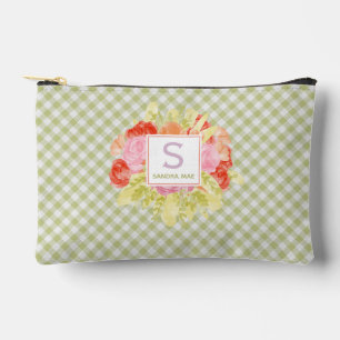 Pochette À Accessoires Trousse de maquillage à motif vert printemps chic