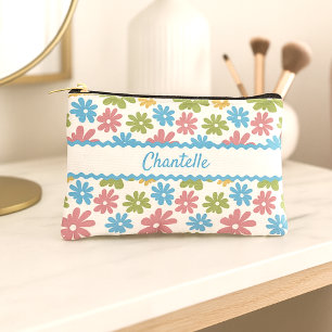 Pochette À Accessoires Trousse de Maquillage Personnalisée avec Motif Flo
