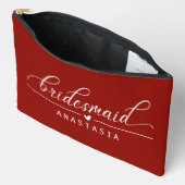 Pochette À Accessoires Trousse de Maquillage Personnalisée, Cadeau de Réc (Ouvrir)