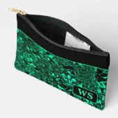Pochette À Accessoires Trousse de Maquillage Vert Clair (Ouvrir)