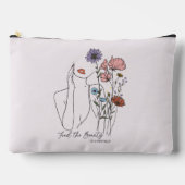 Pochette À Accessoires Trouvez La Beauté Dans La Citation Inspirationnell (Recto)