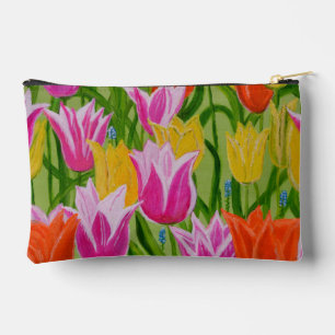 Pochette À Accessoires Tulipes