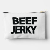Pochette À Accessoires Typographie Gras de Beef Jerky (Verso)