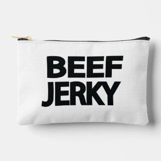 Pochette À Accessoires Typographie Gras de Beef Jerky
