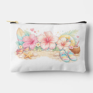 Pochette À Accessoires Un beau design estival inspiré des fleurs