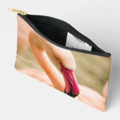 Pochette À Accessoires Un Beau Flamant rose Rose (Ouvrir)