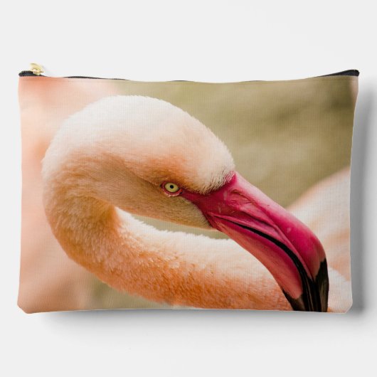Pochette À Accessoires Un Beau Flamant rose Rose (Recto)