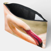 Pochette À Accessoires Un Beau Flamant rose Rose (Ouvrir)