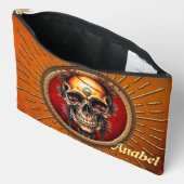Pochette À Accessoires Un crâne (Ouvrir)