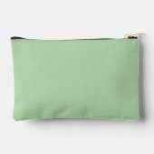 Pochette À Accessoires Un fond vert pâle et doux remplit l'image (Verso)