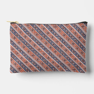 Pochette À Accessoires Un joli ornement ukrainien transparent coloré