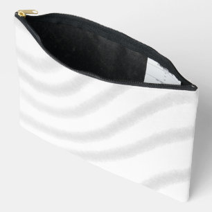 Pochette À Accessoires Un logo personnalisé simple et élégant ici compagn