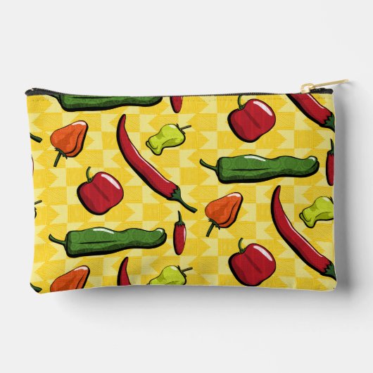 Pochette À Accessoires Un monde de piments (Verso)