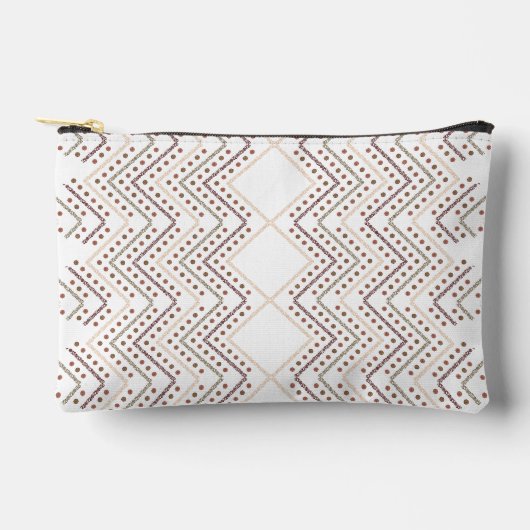 Pochette À Accessoires Un motif géométrique extensible aux formes diamant (Recto)